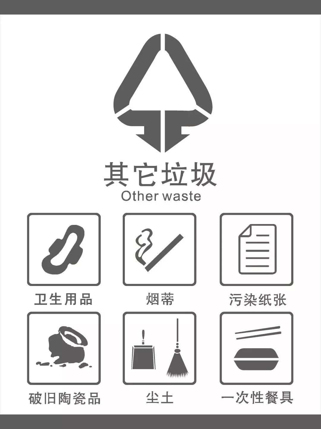 正确处理其他垃圾 从卫生用品开始